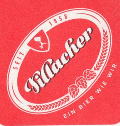 Villacher 1 Beer mat