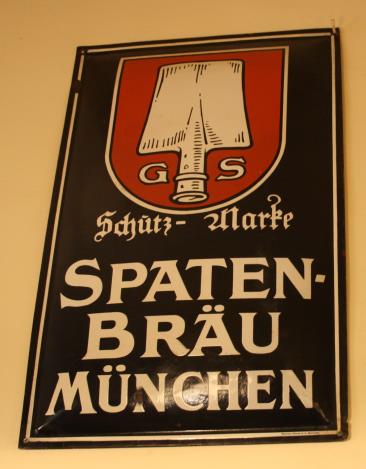 Spaten 4 Brewery sign