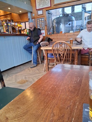 Bewdley Brewery Tap Man at Bar