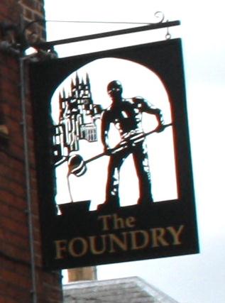foundry 1 pub sign