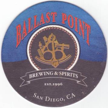 Ballast Point 1 Beermat